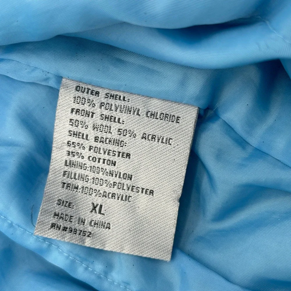 Vintage Steve & Barrys UNC Tar Heels Letterman Varsity Jacket XL University - Picture 5 of 16